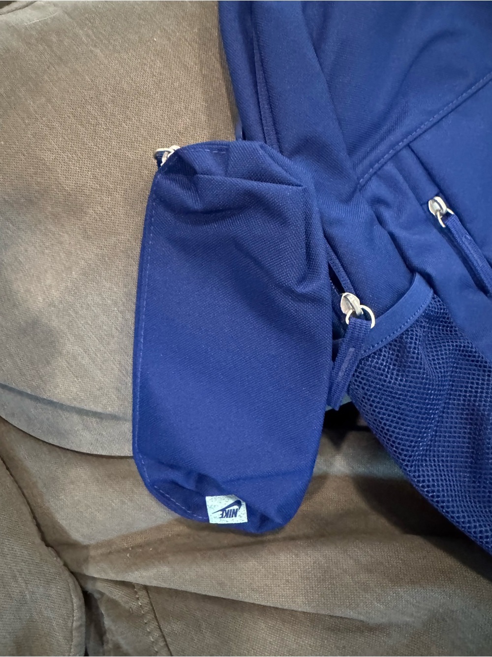 Nike Boy’s Royal Blue Logo Backpack with Pencil Case NWT - Picture 3 of 4